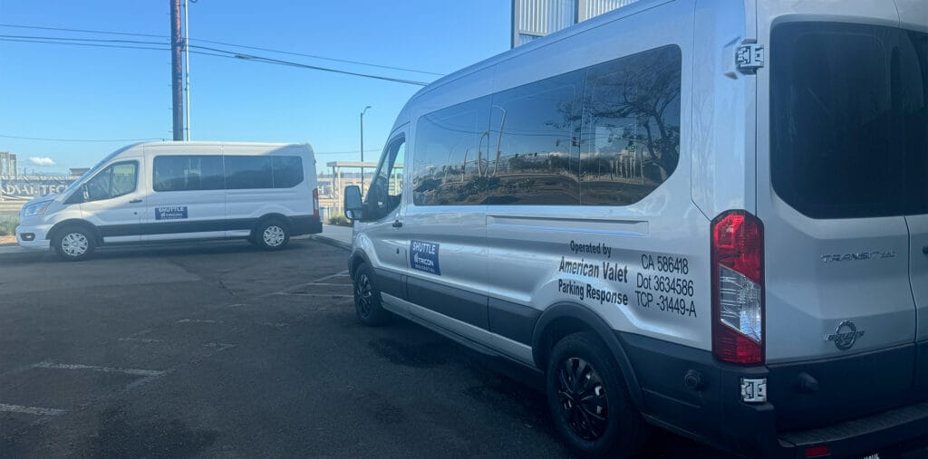 AVPR shuttle service vehicle for Los Angeles and Southern California group transportation