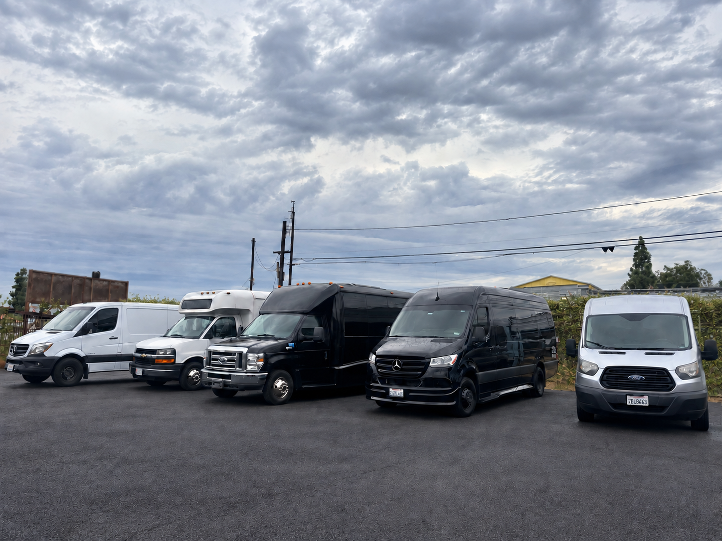 AVPR passenger vans and shuttle vehicles available for private group transportation planning